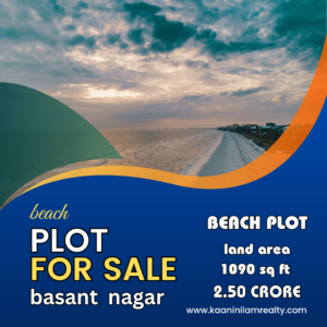 beach plot for sale in Basant Nagar 